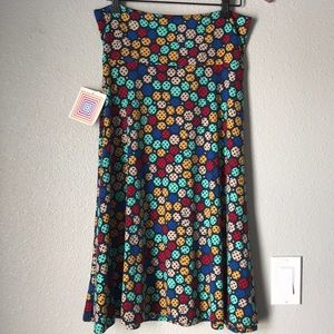 Lularoe | azure geometric skirt